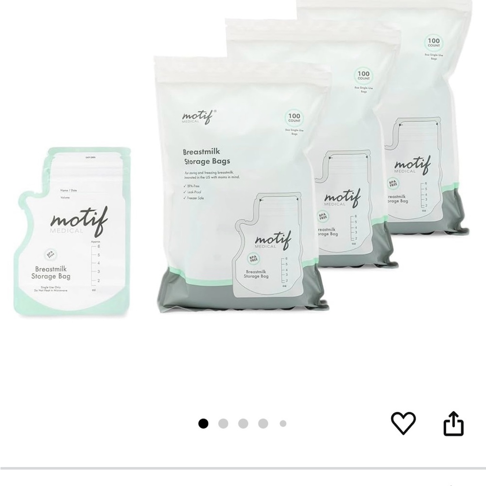 Breastmilk storage bags 300